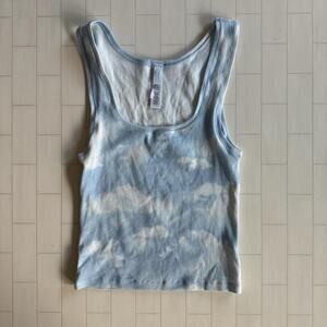NWOT SKIMS Cotton Rib Tank - Cloud Blue M*